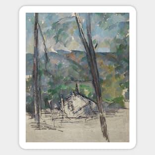 Route to Le Tholonet by Paul Cezanne Sticker